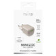 PURO - Adaptor de încărcare MiniPro USB-C, GaN, 20W, sandshell