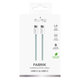 PURO - USB-C Cablu / USB-C, 60W, Fabrik FABK4, 1,5 m, island mist