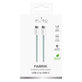 PURO - USB-C Cablu / USB-C, 60W, Fabrik FABK4, 1,5 m, island mist