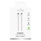 PURO - USB-C Cablu / USB-C, 60W, Fabrik FABK4, 1,5 m, sandshell