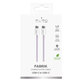 PURO - USB-C Cablu / USB-C, 60W, Fabrik FABK4, 1,5 m, coraltastic