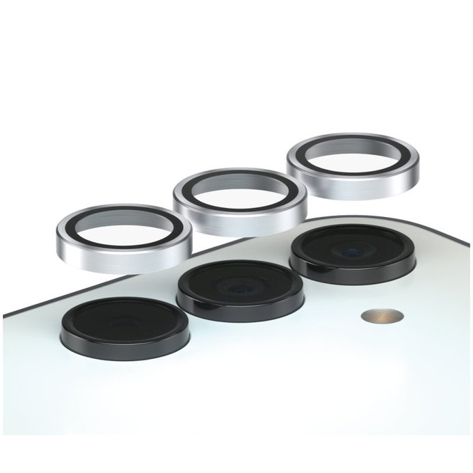 Protecție lentile cameră Hoops pentru Samsung A15/A15 5G, Albastru deschis, PanzerGlass