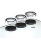Protecție lentile cameră Hoops pentru Samsung A15/A15 5G, Albastru deschis, PanzerGlass