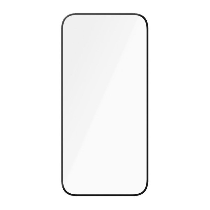 Sticlă securizată UWF Ceramic cu aplicator pentru iPhone 15, Negru, PanzerGlass