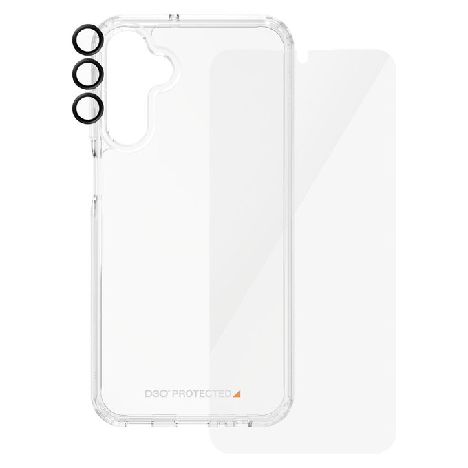 Bundle Hoops + Sticlă securizată UWF + Hard Case D3O pentru Samsung Galaxy A15/A15 5G, PanzerGlass