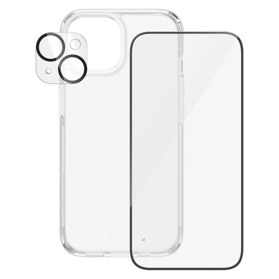 Bundle PicturePerfect + Sticlă securizată UWF + Hard Case D3O pentru iPhone 15, PanzerGlass