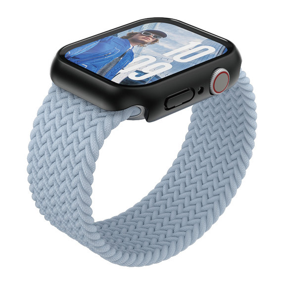 Sticlă securizată Full Body Slim pentru Apple Watch 11/10 46 mm, Negru, PanzerGlass