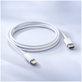 FixPremium - Cablu Lightning/USB-C, 1.5m, alb