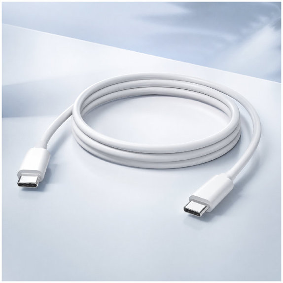 FixPremium - Cablu USB-C/USB-C, 1.5m, alb