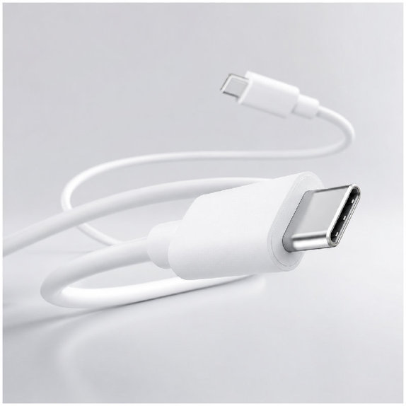 FixPremium - Cablu USB-C/USB-C, 1.5m, alb