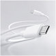 FixPremium - Cablu USB-C/USB-C, 1.5m, alb
