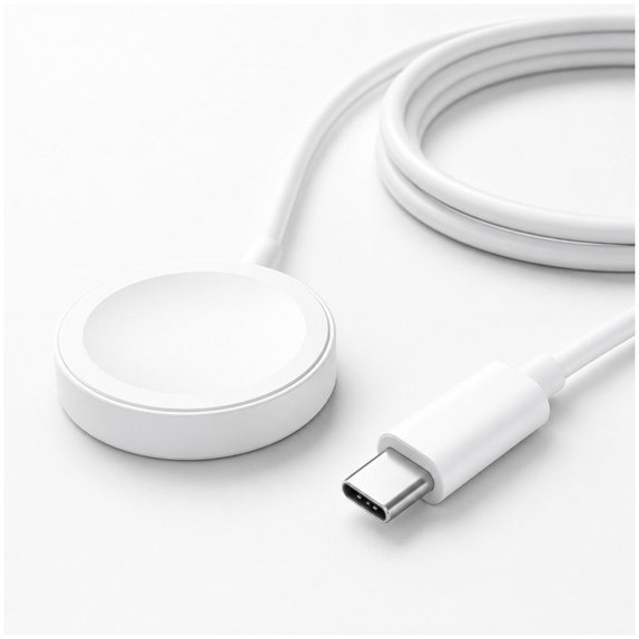 FixPremium - Cablu Watch/USB-C, 1.5m, alb