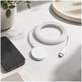 FixPremium - Cablu MagSafe/USB-C, 1.5m, alb
