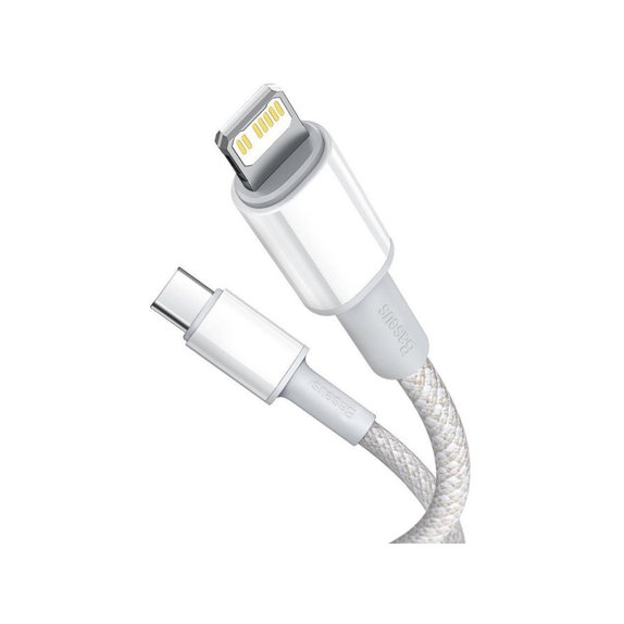 Baseus - Cablu Lightning/USB-C, 1.5m, alb