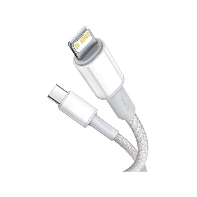 Baseus - Cablu Lightning/USB-C, 1.5m, alb