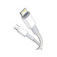 Baseus - Cablu Lightning/USB-C, 1.5m, alb