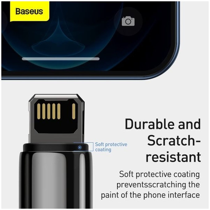 Baseus - Cablu Lightning/USB, 1.5m, negru