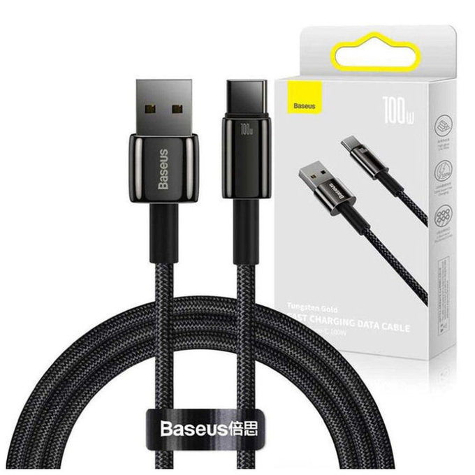 Baseus - Cablu USB-C/USB, 1.5m, negru