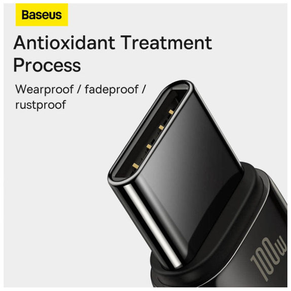 Baseus - Cablu USB-C/USB, 1.5m, negru