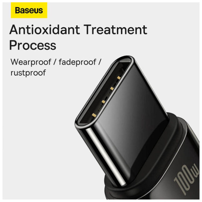 Baseus - Cablu USB-C/USB, 1.5m, negru