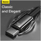 Baseus - Cablu USB-C/USB, 1.5m, negru