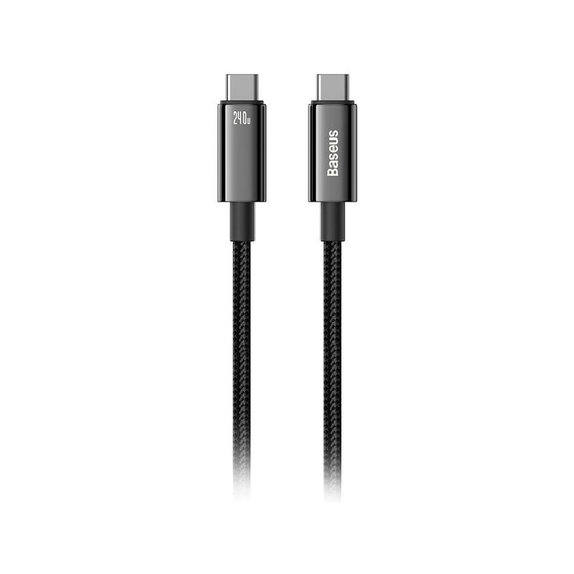 Baseus - Cablu USB-C/USB-C, 1.5m, negru