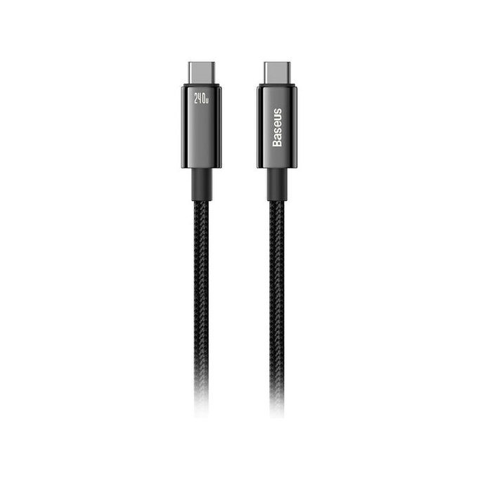 Baseus - Cablu USB-C/USB-C, 1.5m, negru