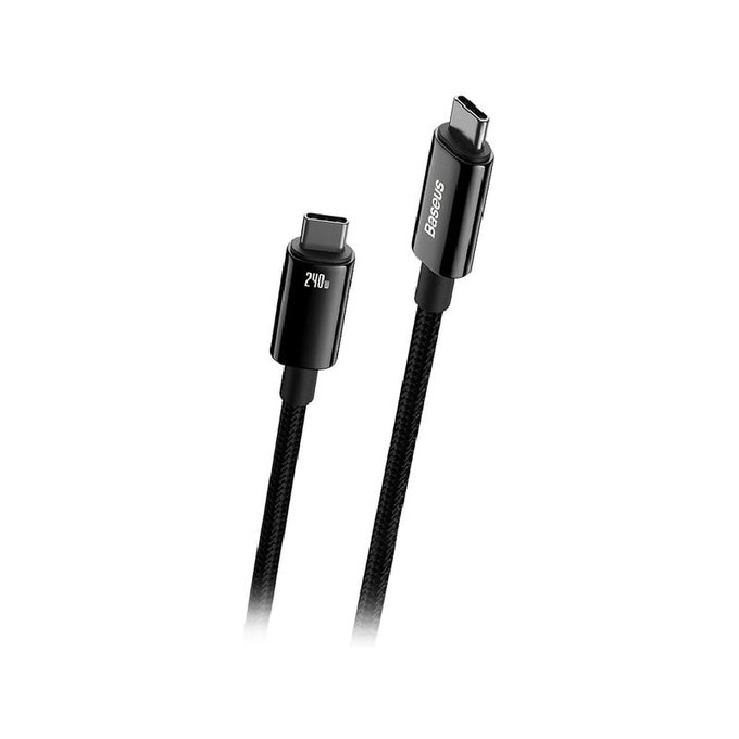 Baseus - Cablu USB-C/USB-C, 1.5m, negru