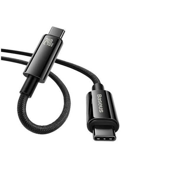 Baseus - Cablu USB-C/USB-C, 1.5m, negru