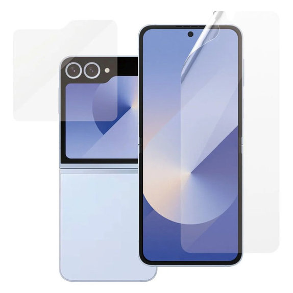 Folie de protecție UWF și sticlă securizată pentru Samsung Z Flip6, Transparent, PanzerGlass