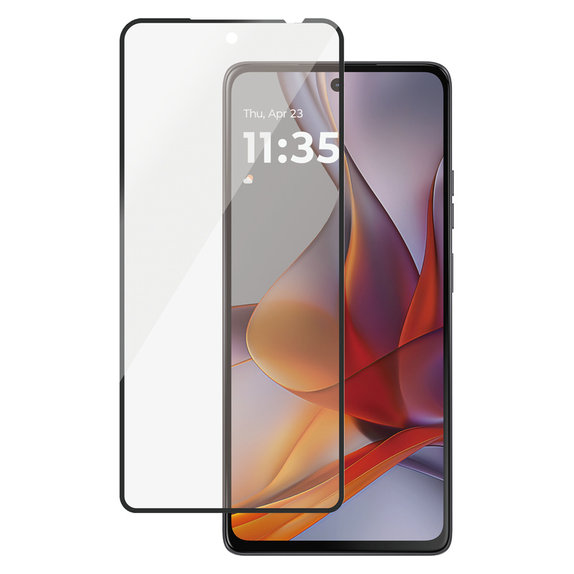 Sticlă securizată UWF pentru Motorola Moto G75 5G, Negru, PanzerGlass