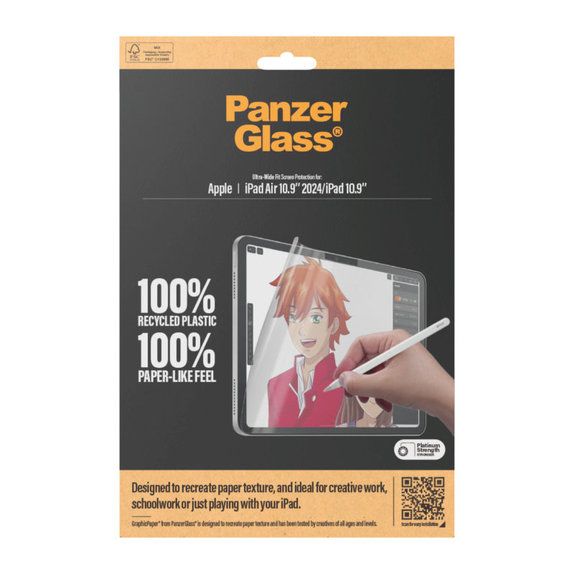 Folie de protecție GraphicPaper UWF pentru iPad (10th Gen 2022)/(11th Gen 2025), transparentă, PanzerGlass