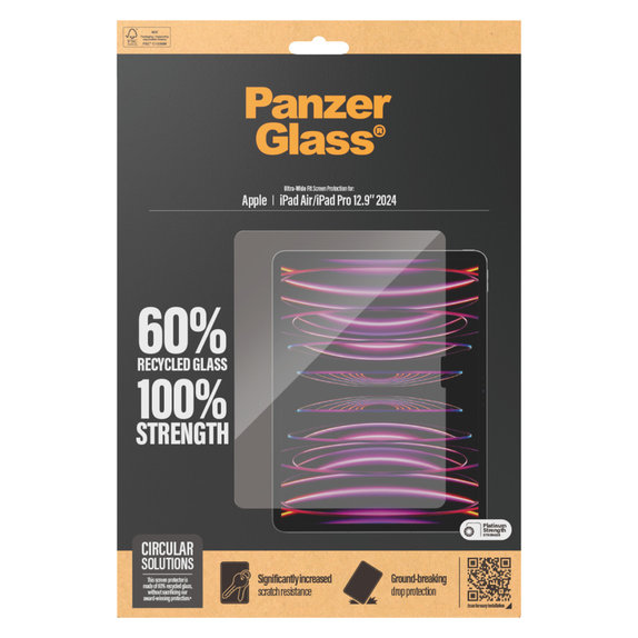 Sticlă securizată UWF pentru iPad Air 13"/Pro 13", Transparent, PanzerGlass