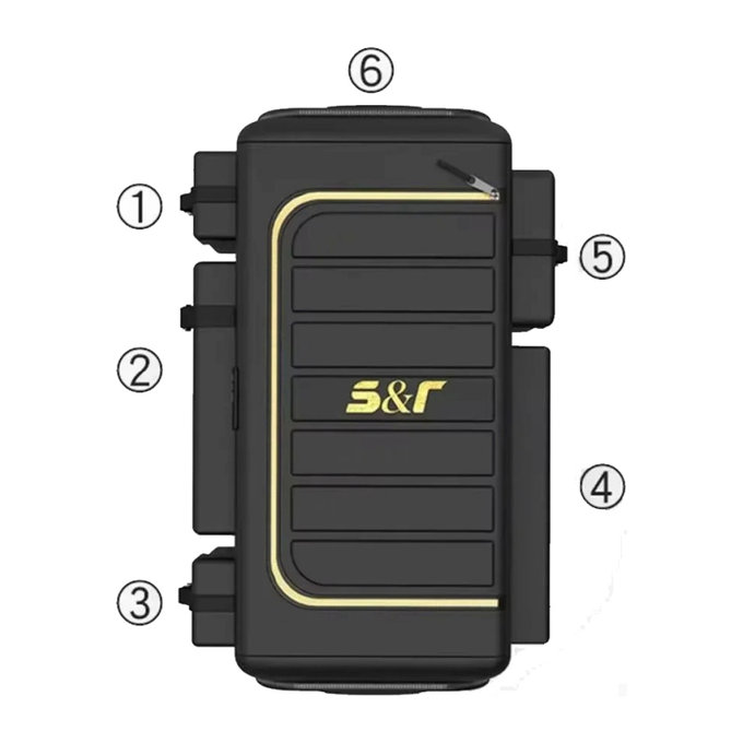 Geantă/cutie de depozitare pentru portbagaj 70L - 60x30x30cm