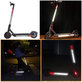 Xiaomi Mi Electric Scooter 1S, 2 M365, Essential, Pro, Pro 2 - Autocolante Reflectorizante (B)
