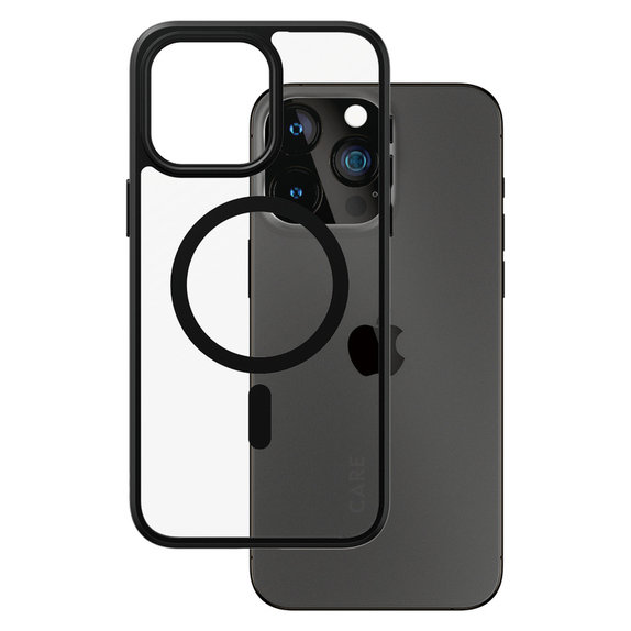 Caz Urban Combat cu MagSAFE by PanzerGlass pentru iPhone 15 Pro Max, Negru, PanzerGlass