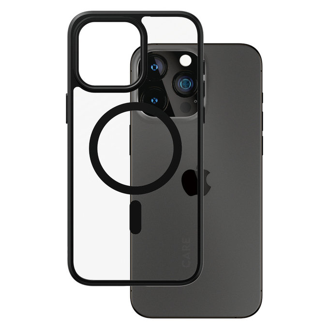 Caz Urban Combat cu MagSAFE by PanzerGlass pentru iPhone 15 Pro Max, Negru, PanzerGlass