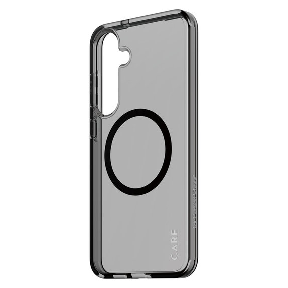 Caz Smokey cu QI negru pentru Samsung Galaxy S25+, Negru, PanzerGlass