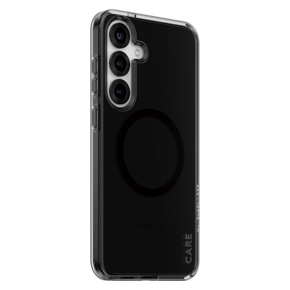 Caz Smokey cu QI negru pentru Samsung Galaxy S25+, Negru, PanzerGlass