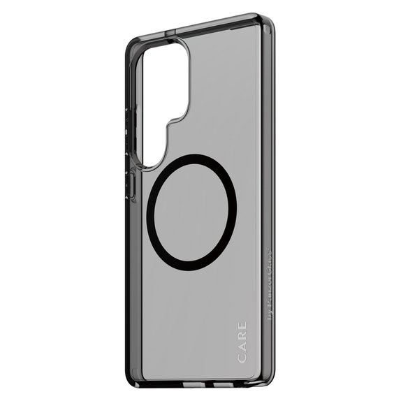 Caz Smokey cu QI negru pentru Samsung Galaxy S25 Ultra, Negru, PanzerGlass