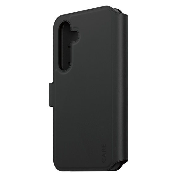 Caz Wallet Tango Two-In-One cu QI pentru Samsung Galaxy S25+, Negru, PanzerGlass