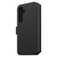 Caz Wallet Tango Two-In-One cu QI pentru Samsung Galaxy S25+, Negru, PanzerGlass