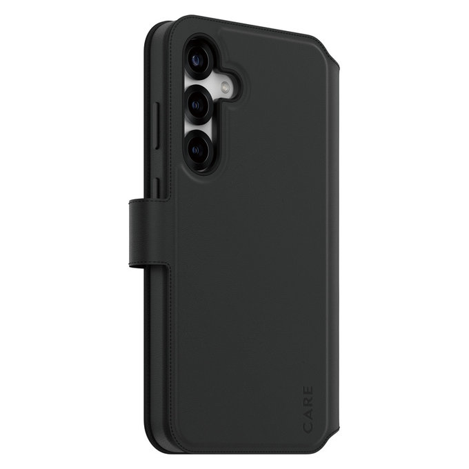Caz Wallet Tango Two-In-One cu QI pentru Samsung Galaxy S25+, Negru, PanzerGlass