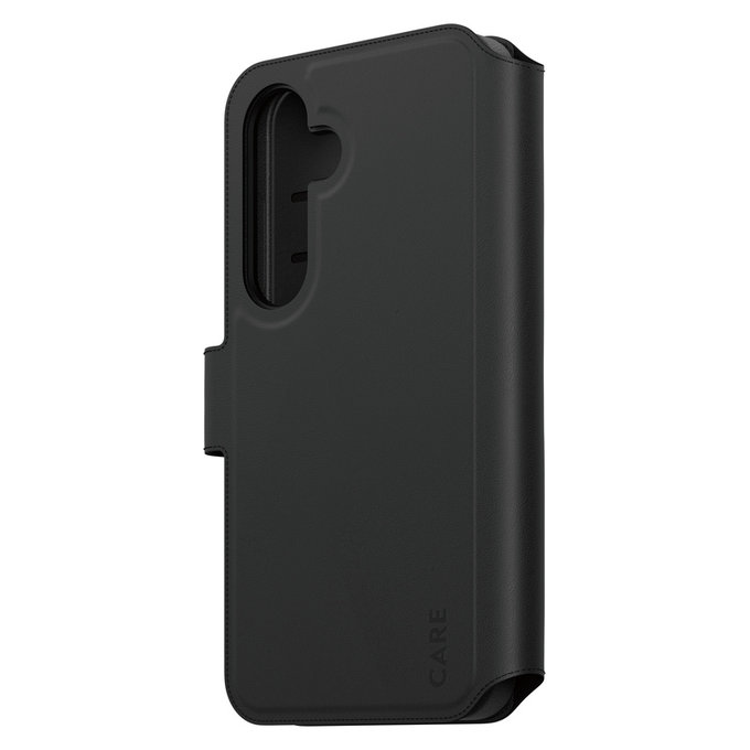 Caz Wallet Tango Two-In-One cu QI pentru Samsung Galaxy S25, Negru, PanzerGlass