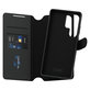Caz Wallet Tango Two-In-One cu QI pentru Samsung Galaxy S25 Ultra, Negru, PanzerGlass