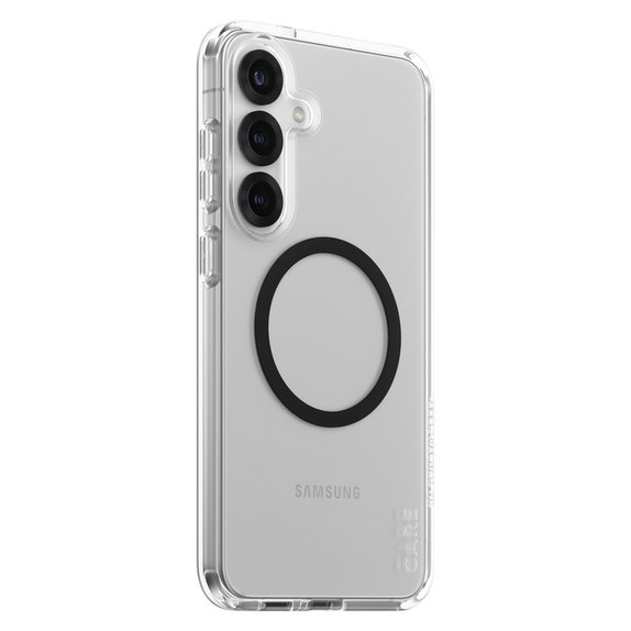 Caz Urban Combat cu QI negru pentru Samsung Galaxy S25+, Transparent, PanzerGlass