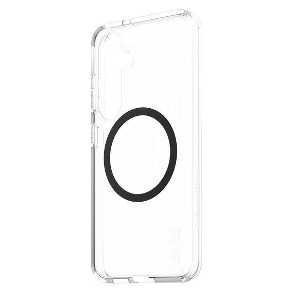 Caz Urban Combat cu QI negru pentru Samsung Galaxy S25, Transparent, PanzerGlass