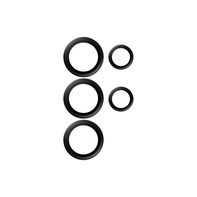 Protecție lentile cameră Hoops Ceramic pentru Samsung S25 Ultra, Negru, PanzerGlass