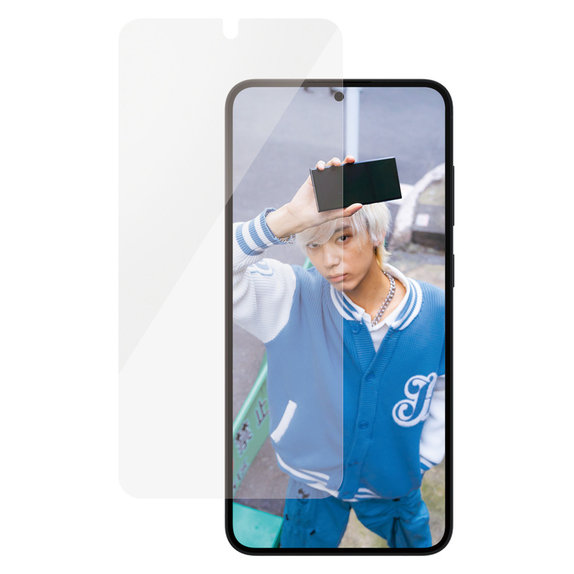 Sticlă securizată UWF Ceramic cu aplicator pentru Samsung Galaxy S25+, Transparent, PanzerGlass