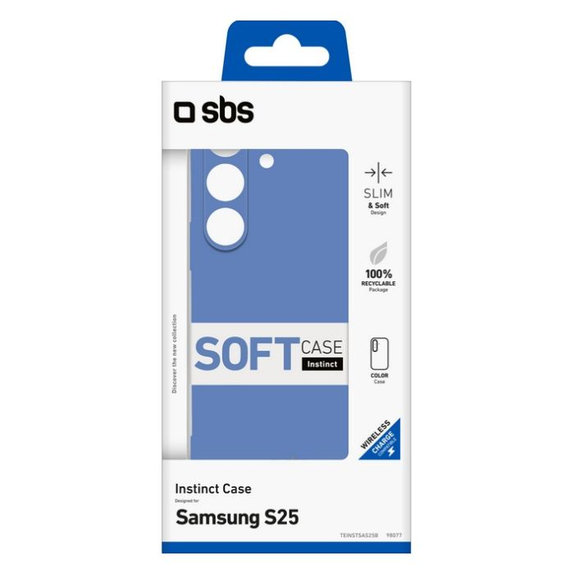 SBS - Caz Instinct pentru Samsung Galaxy S25, albastru